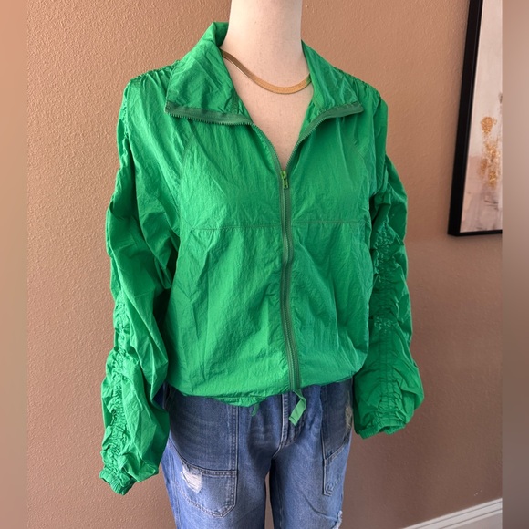 Jackets & Blazers - Women's Green Windbreaker Jacket
